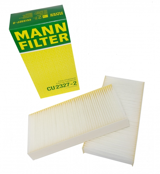 MANN Innenraumfilter CU2327-2 (2er Set) für Honda Civic, CR-V & FR-V
